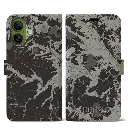 【小川（埼玉県）】地図柄iPhoneケース（手帳タイプ）