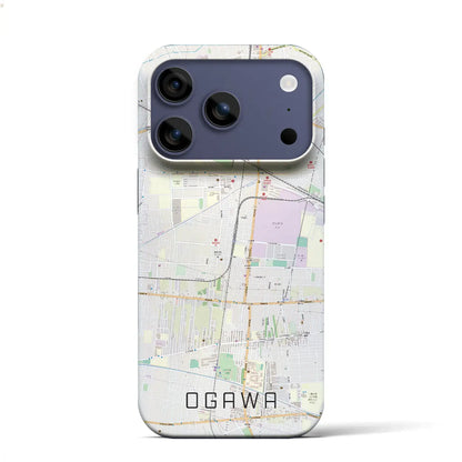 【小川（東京都）】地図柄iPhoneケース（バックカバータイプ）