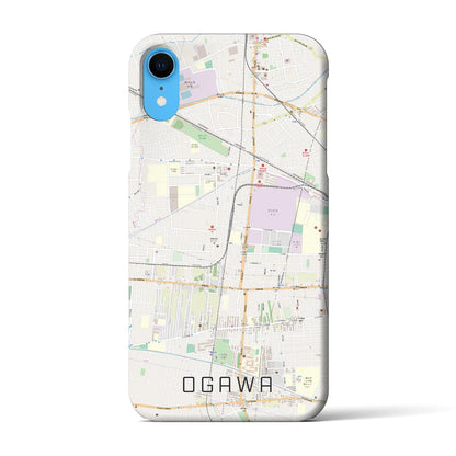 【小川（東京都）】地図柄iPhoneケース（バックカバータイプ）