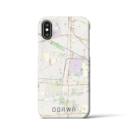 【小川（東京都）】地図柄iPhoneケース（バックカバータイプ）