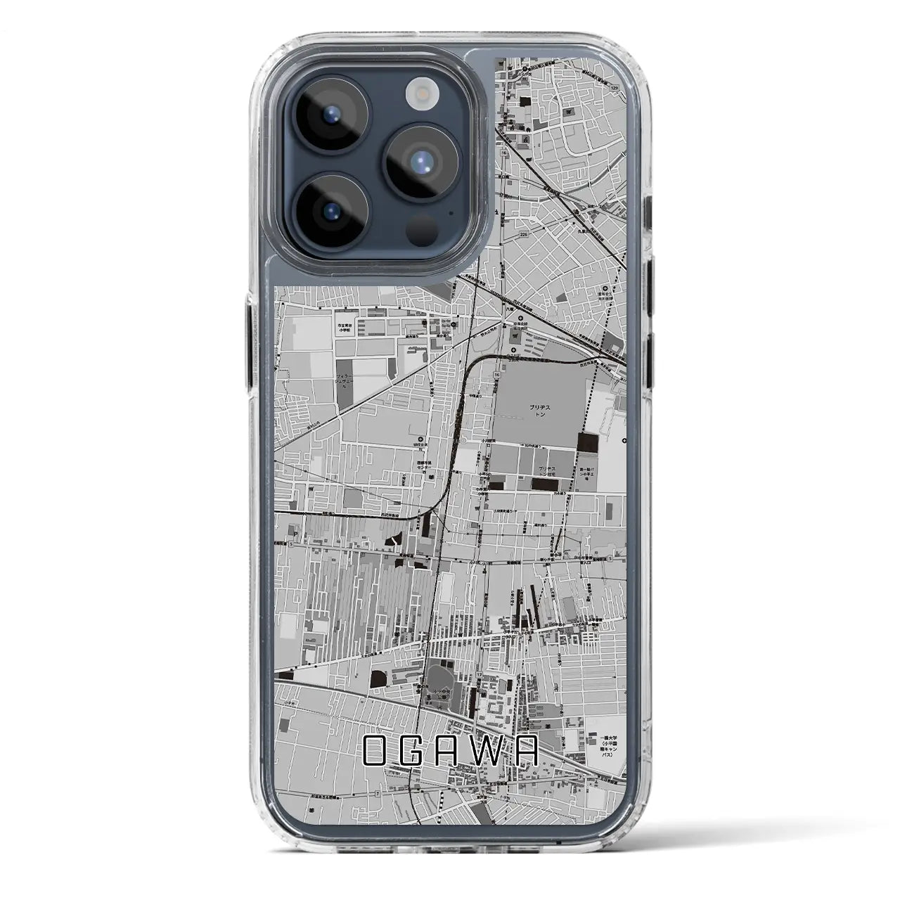 【小川（東京都）】地図柄iPhoneケース（MagSafeタイプ）