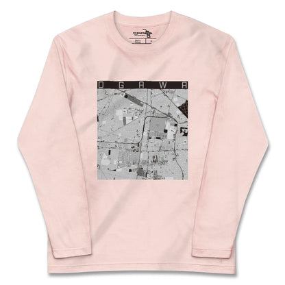 【小川（東京都）】地図柄ロングスリーブTシャツ