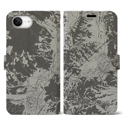 【大河原（宮城県）】地図柄iPhoneケース（手帳タイプ）