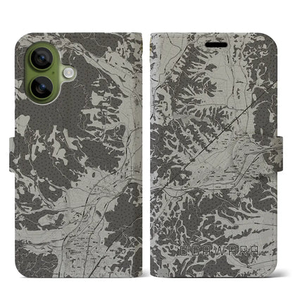 【大河原（宮城県）】地図柄iPhoneケース（手帳タイプ）