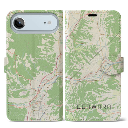 【大河原（宮城県）】地図柄iPhoneケース（手帳タイプ）