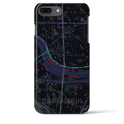 【扇大橋（東京都）】地図柄iPhoneケース（バックカバータイプ）