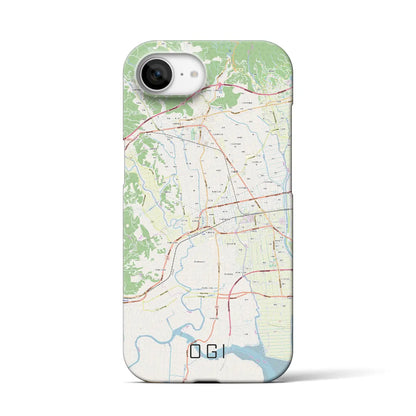 【小城（佐賀県）】地図柄iPhoneケース（バックカバータイプ）