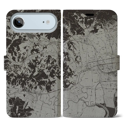 【小城（佐賀県）】地図柄iPhoneケース（手帳タイプ）