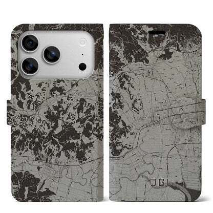 【小城（佐賀県）】地図柄iPhoneケース（手帳タイプ）