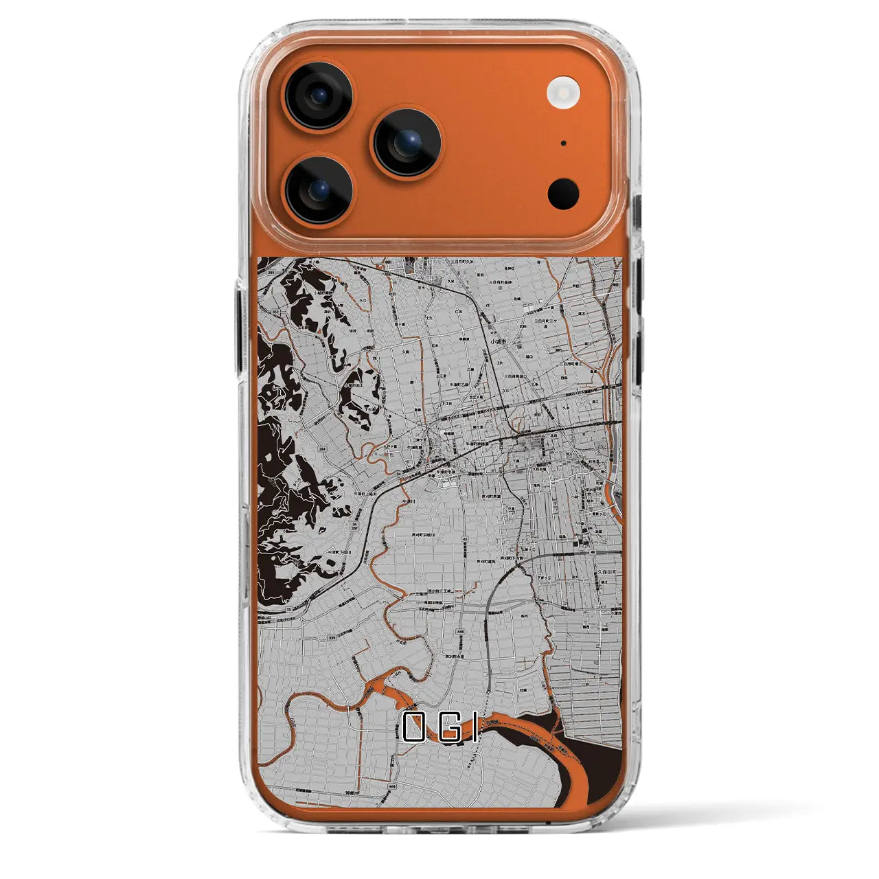 【小城（佐賀県）】地図柄iPhoneケース（MagSafeタイプ）