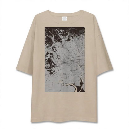【小城（佐賀県）】地図柄ビッグシルエットTシャツ