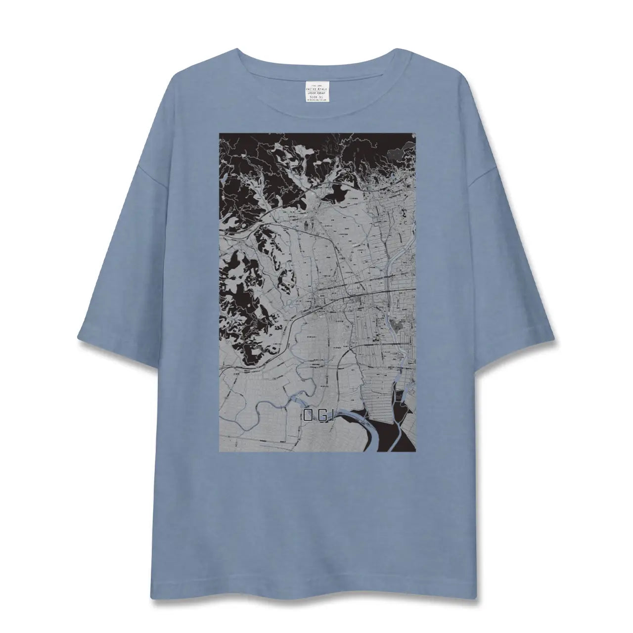 【小城（佐賀県）】地図柄ビッグシルエットTシャツ