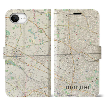 【荻窪2（東京都）】地図柄iPhoneケース（手帳タイプ）