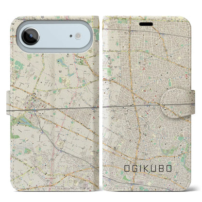 【荻窪2（東京都）】地図柄iPhoneケース（手帳タイプ）