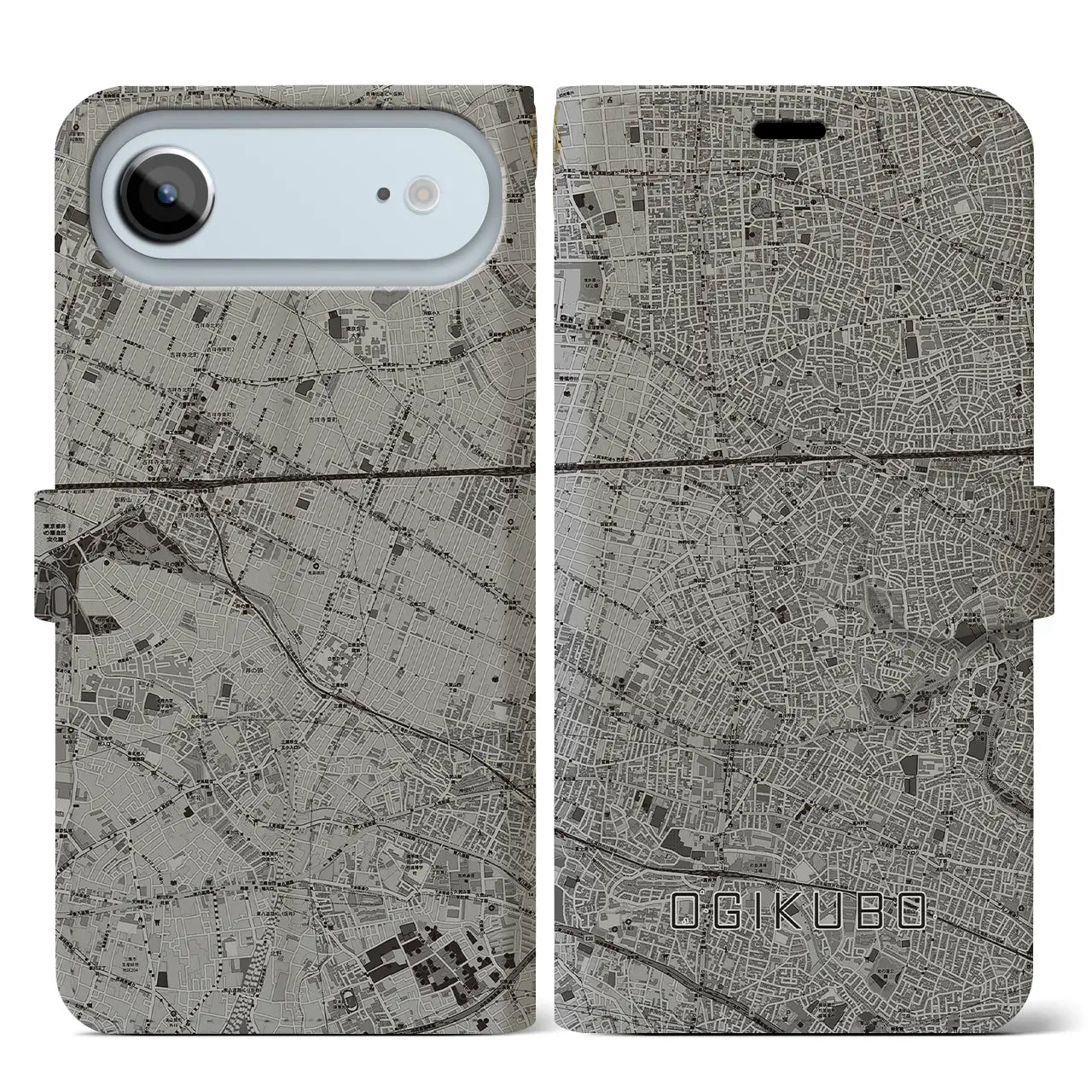 【荻窪（東京都）】地図柄iPhoneケース（手帳タイプ）