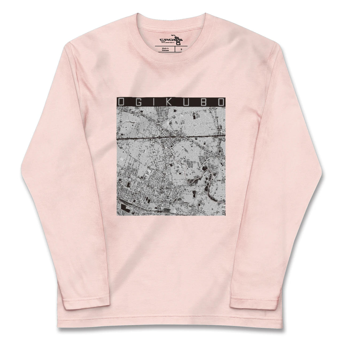 【荻窪(東京都)】地図柄ロングスリーブTシャツ