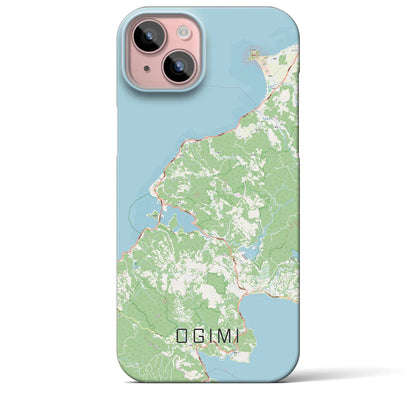 【大宜味（沖縄県）】地図柄iPhoneケース（バックカバータイプ）