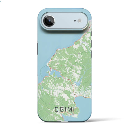 【大宜味（沖縄県）】地図柄iPhoneケース（バックカバータイプ）