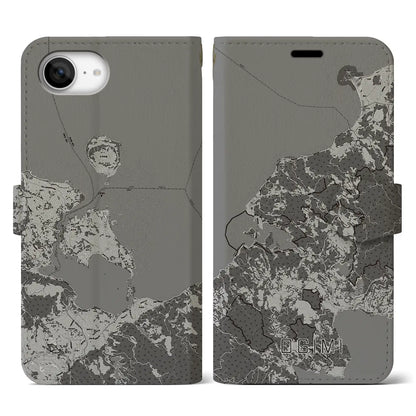 【大宜味（沖縄県）】地図柄iPhoneケース（手帳タイプ）