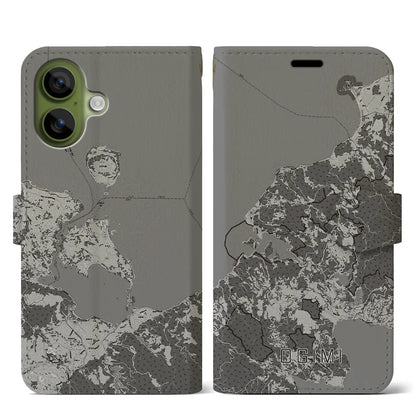 【大宜味（沖縄県）】地図柄iPhoneケース（手帳タイプ）