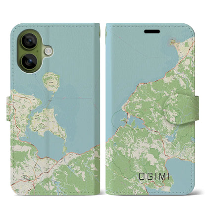 【大宜味（沖縄県）】地図柄iPhoneケース（手帳タイプ）