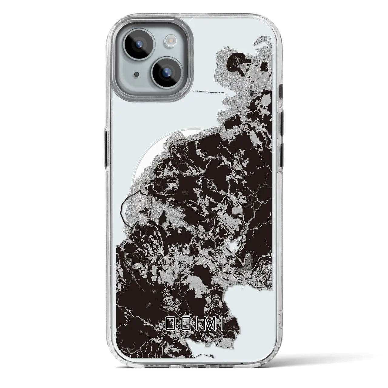 【大宜味（沖縄県）】地図柄iPhoneケース（MagSafeタイプ）