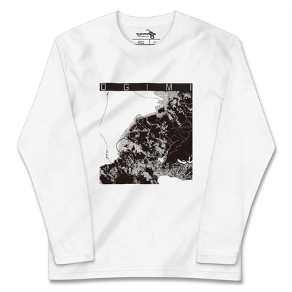 【大宜味（沖縄県）】地図柄ロングスリーブTシャツ