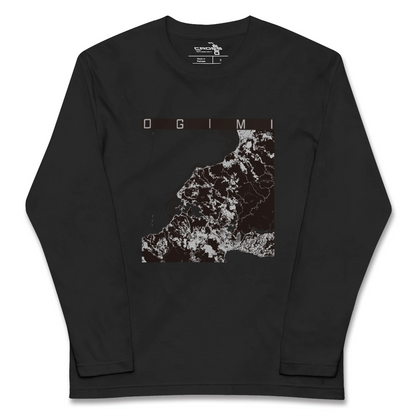 【大宜味（沖縄県）】地図柄ロングスリーブTシャツ