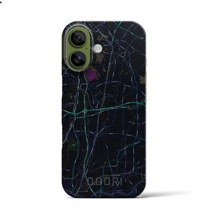 【小郡（福岡県）】地図柄iPhoneケース（バックカバータイプ）