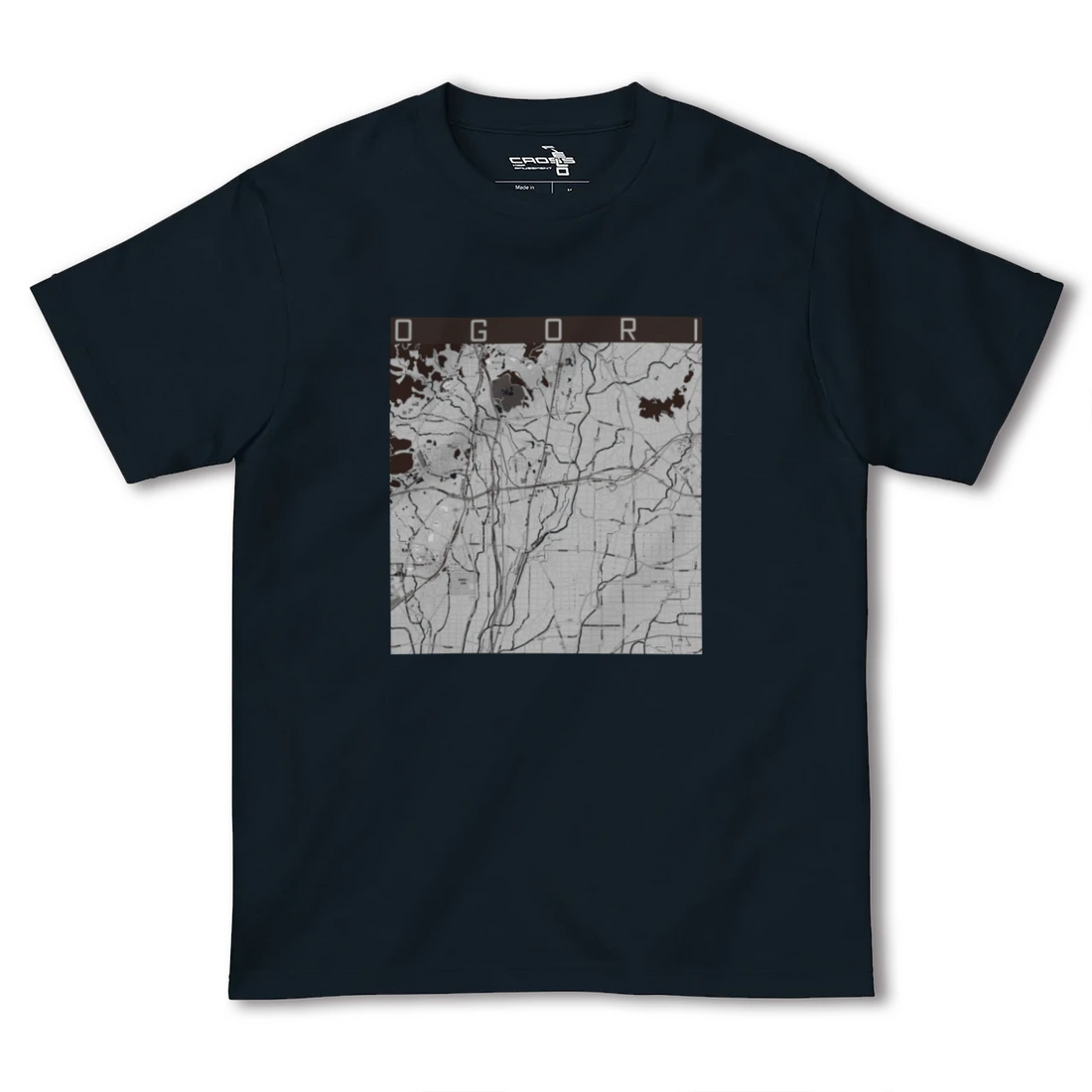 【小郡(福岡県)】地図柄ヘビーウェイトTシャツ