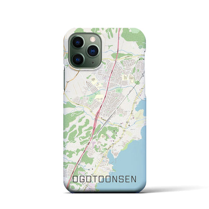 【おごと温泉（滋賀県）】地図柄iPhoneケース（バックカバータイプ）