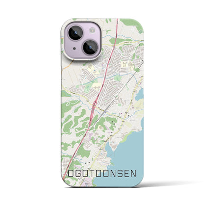 【おごと温泉（滋賀県）】地図柄iPhoneケース（バックカバータイプ）