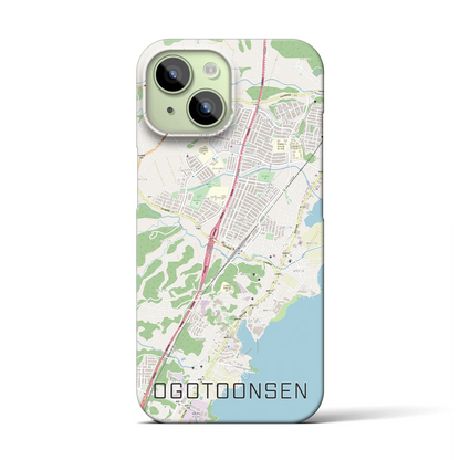 【おごと温泉（滋賀県）】地図柄iPhoneケース（バックカバータイプ）