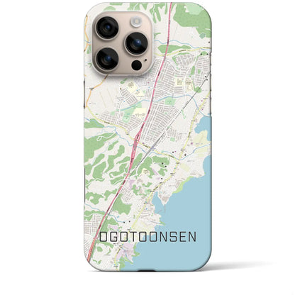 【おごと温泉（滋賀県）】地図柄iPhoneケース（バックカバータイプ）