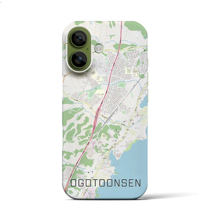 【おごと温泉（滋賀県）】地図柄iPhoneケース（バックカバータイプ）