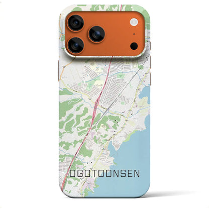 【おごと温泉（滋賀県）】地図柄iPhoneケース（バックカバータイプ）