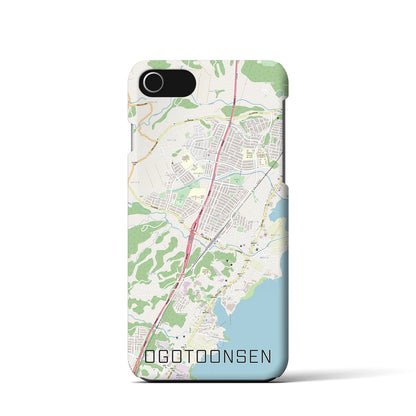 【おごと温泉（滋賀県）】地図柄iPhoneケース（バックカバータイプ）