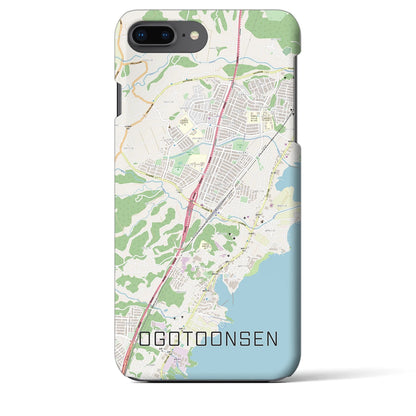 【おごと温泉（滋賀県）】地図柄iPhoneケース（バックカバータイプ）