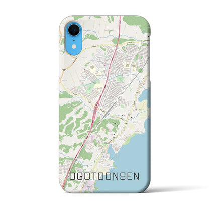 【おごと温泉（滋賀県）】地図柄iPhoneケース（バックカバータイプ）