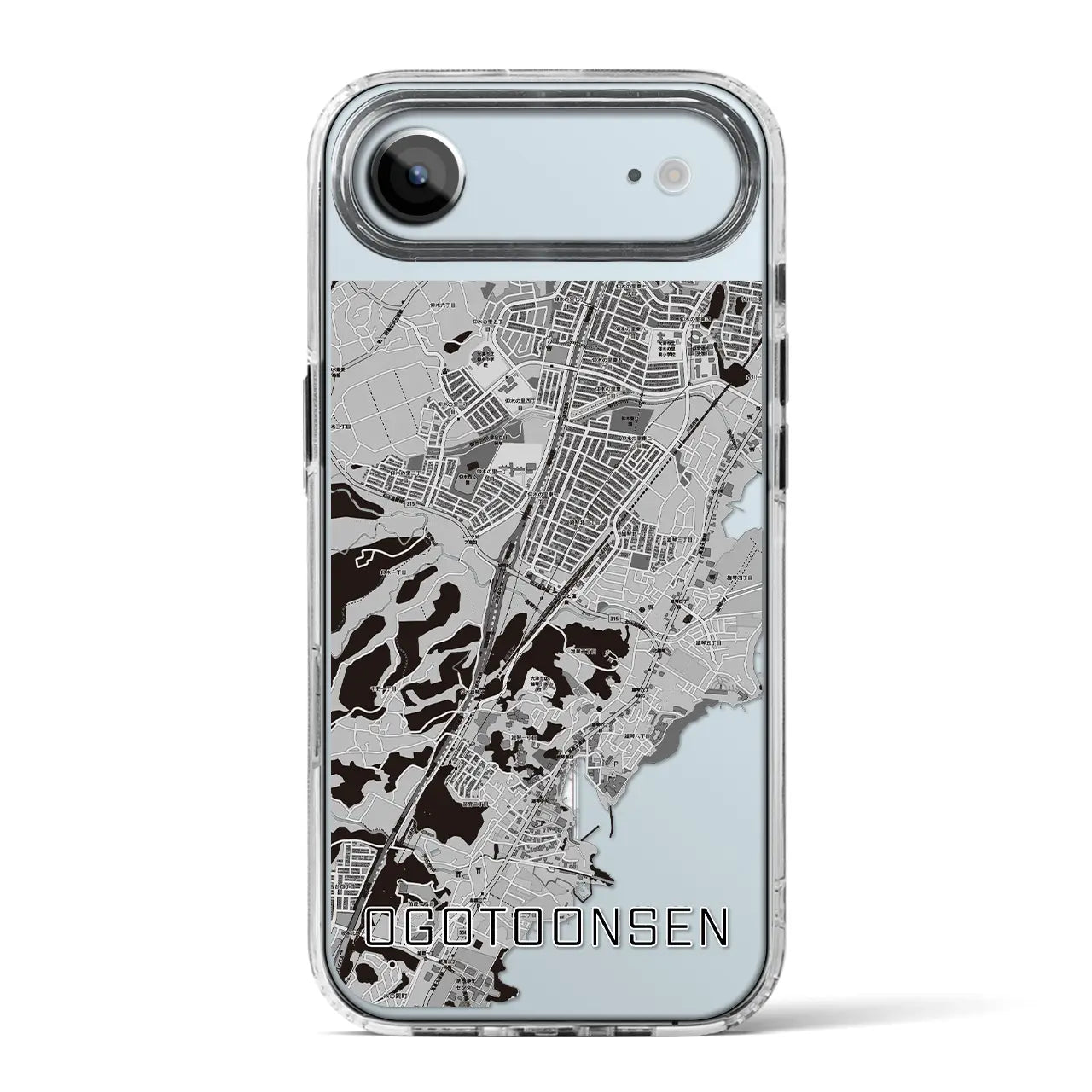 【おごと温泉（滋賀県）】地図柄iPhoneケース（MagSafeタイプ）