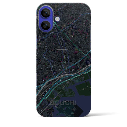 【大口（神奈川県）】地図柄iPhoneケース（バックカバータイプ）