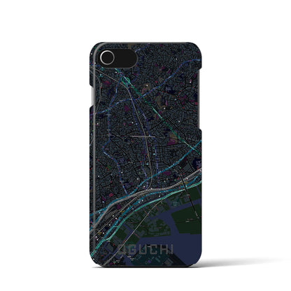 【大口（神奈川県）】地図柄iPhoneケース（バックカバータイプ）