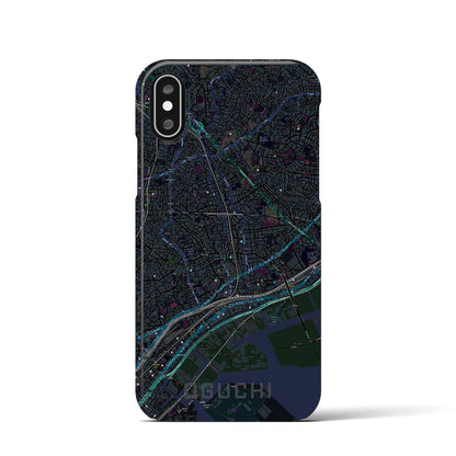 【大口（神奈川県）】地図柄iPhoneケース（バックカバータイプ）