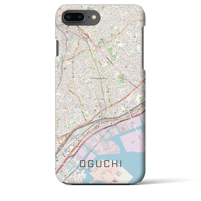 【大口（神奈川県）】地図柄iPhoneケース（バックカバータイプ）