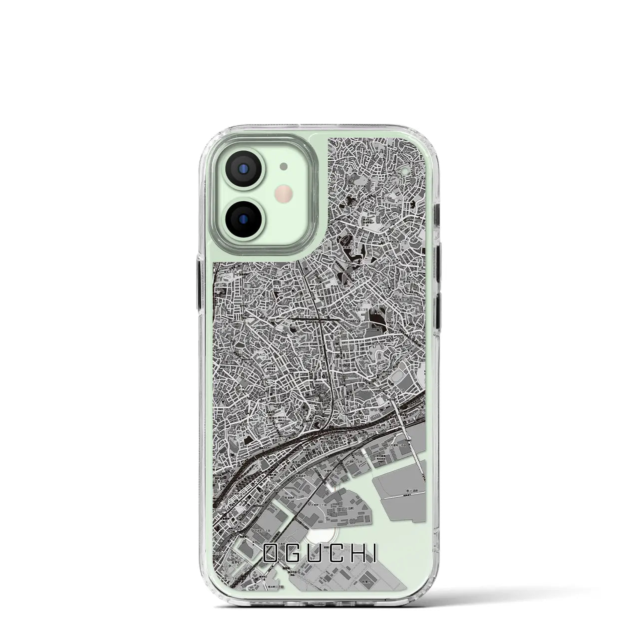 【大口（神奈川県）】地図柄iPhoneケース（MagSafeタイプ）