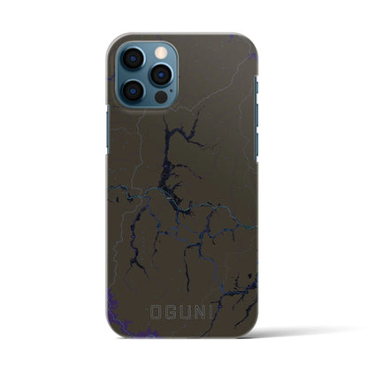 【小国（山形県）】地図柄iPhoneケース（バックカバータイプ）