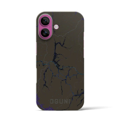 【小国（山形県）】地図柄iPhoneケース（バックカバータイプ）