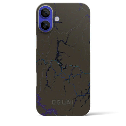 【小国（山形県）】地図柄iPhoneケース（バックカバータイプ）