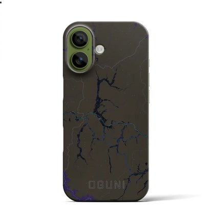 【小国（山形県）】地図柄iPhoneケース（バックカバータイプ）