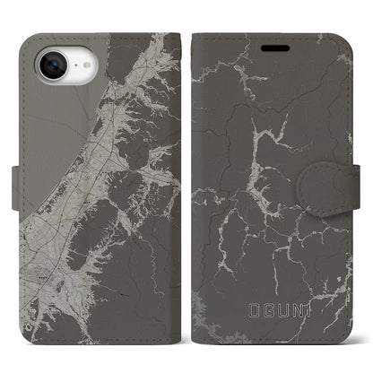 【小国（山形県）】地図柄iPhoneケース（手帳タイプ）